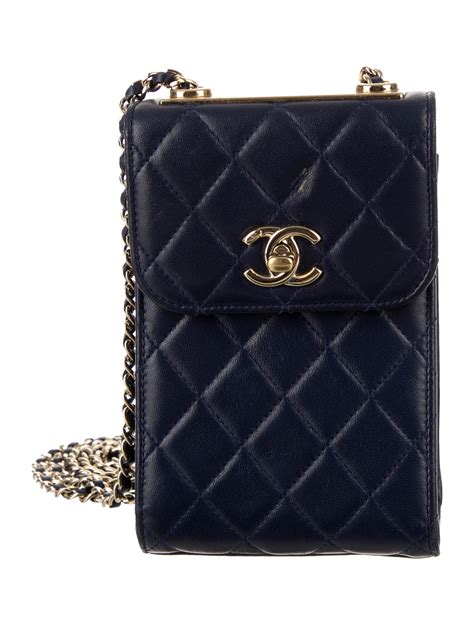 phone bag chanel|chanel phone bag with chain.